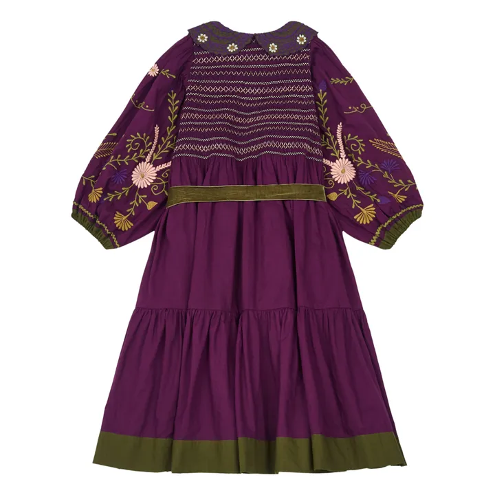 Long Folk Dress | Purple- Product image n°5