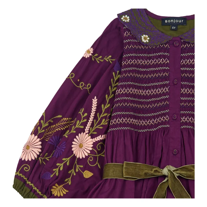Long Folk Dress | Purple- Product image n°4