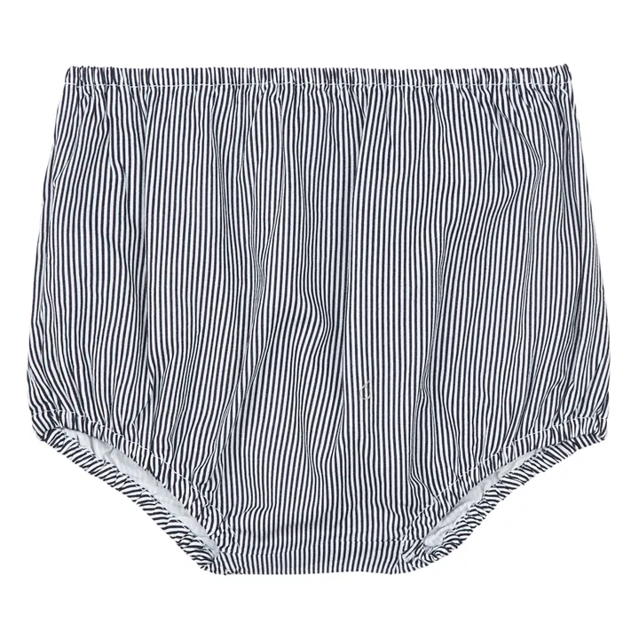Newberry Striped Bloomers | Navy blue- Product image n°0