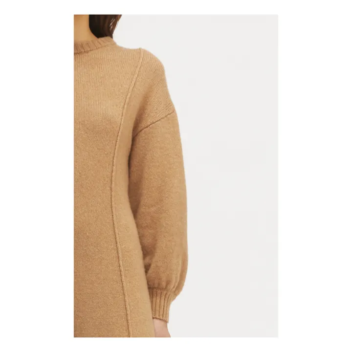 Tanner Merino Wool Knit Dress  | Camel- Product image n°5