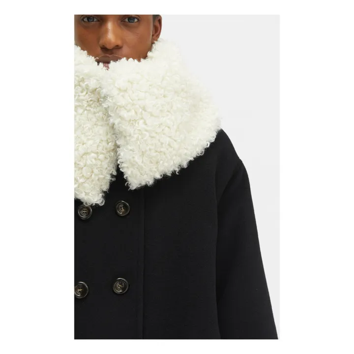 Lainey-Mantel aus recycelter Wolle | Schwarz- Produktbild Nr. 5