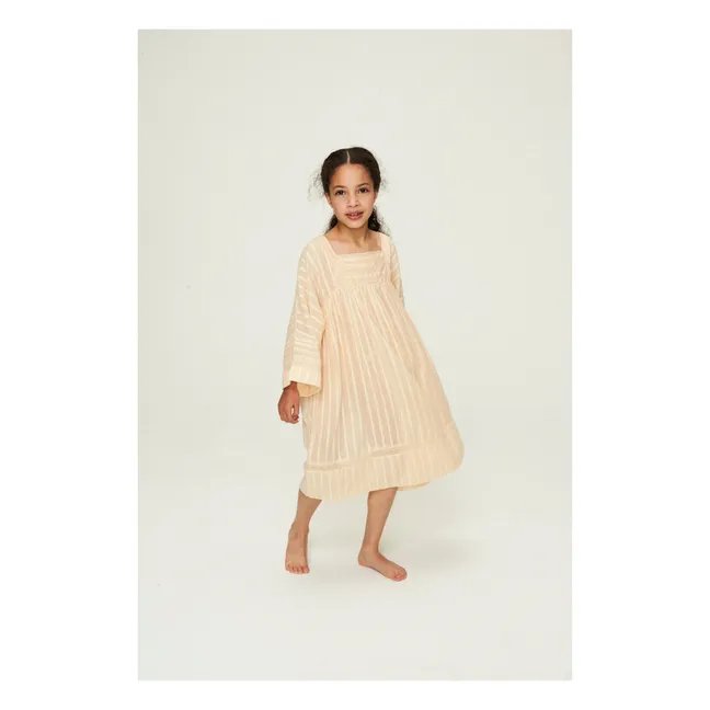 Senna Lurex Nightgown | Peach