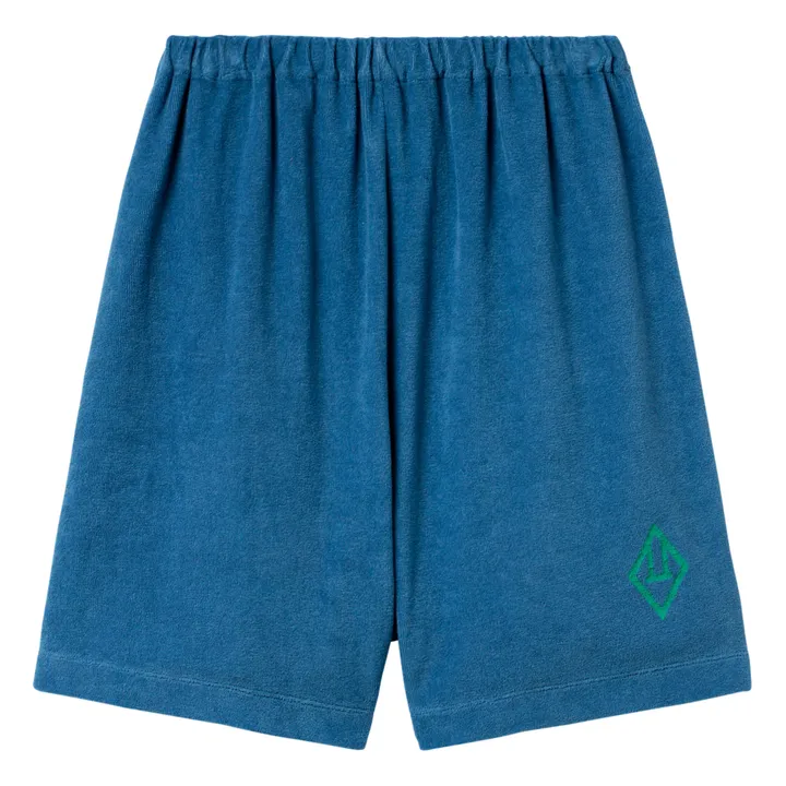 Sardine Terry Cloth Bermuda Shorts | Blue- Product image n°0