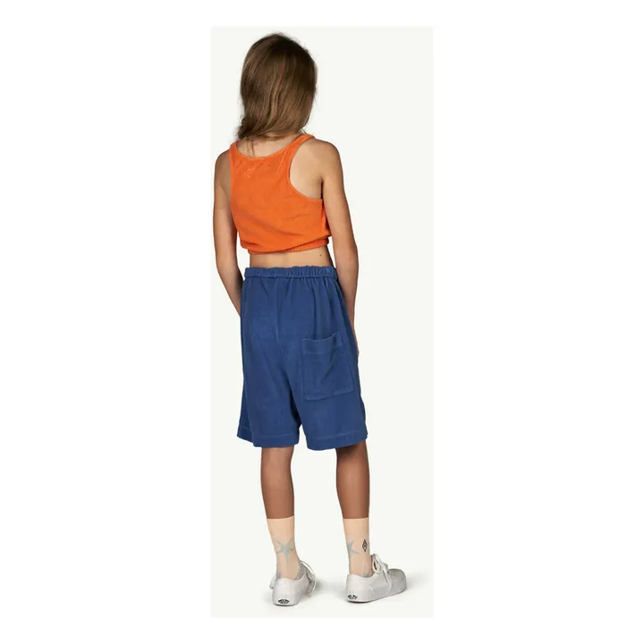 Sardine Terry Cloth Bermuda Shorts | Blue- Product image n°2