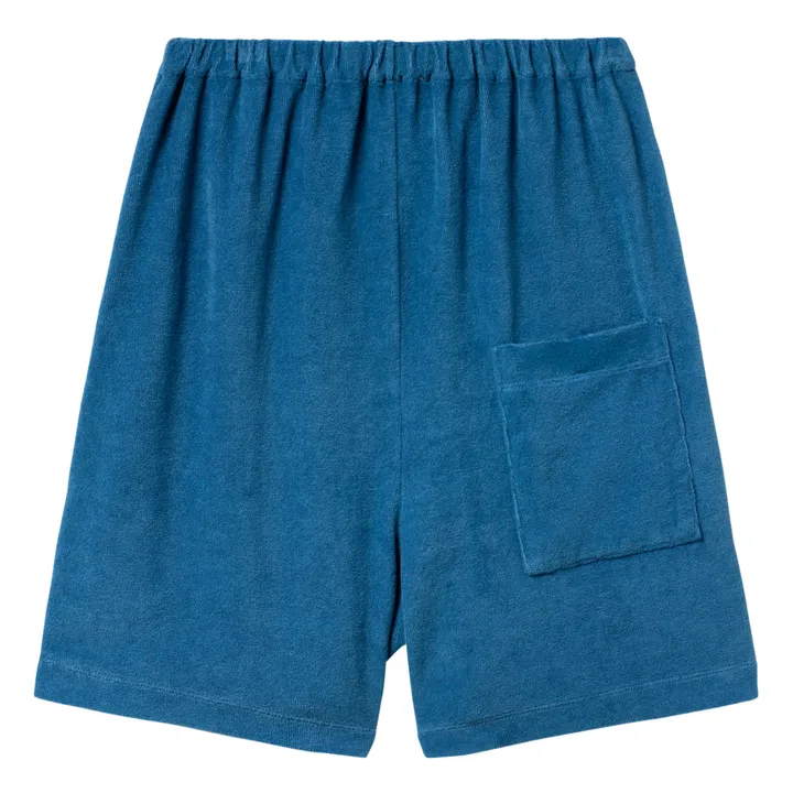 Sardine Terry Cloth Bermuda Shorts | Blue- Product image n°3
