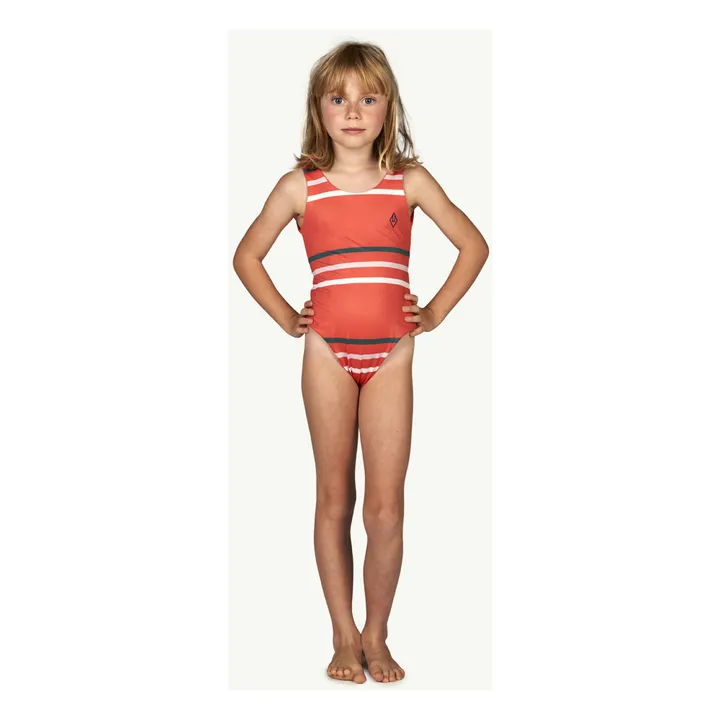 Trout Recycled Polyester Swimsuit | Red- Product image n°1