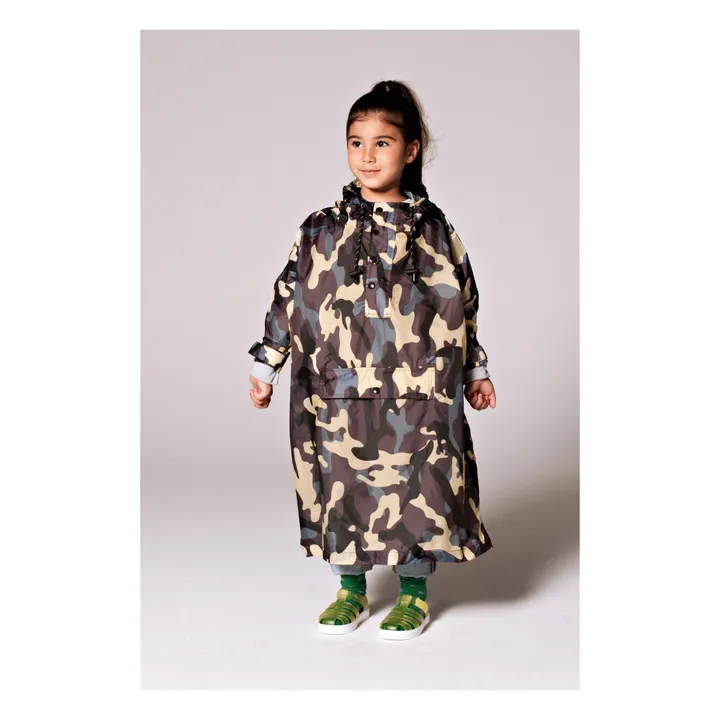 Capa impermeable Camuflaje Jungla - Colección Infantil | Marrón- Imagen del producto n°2