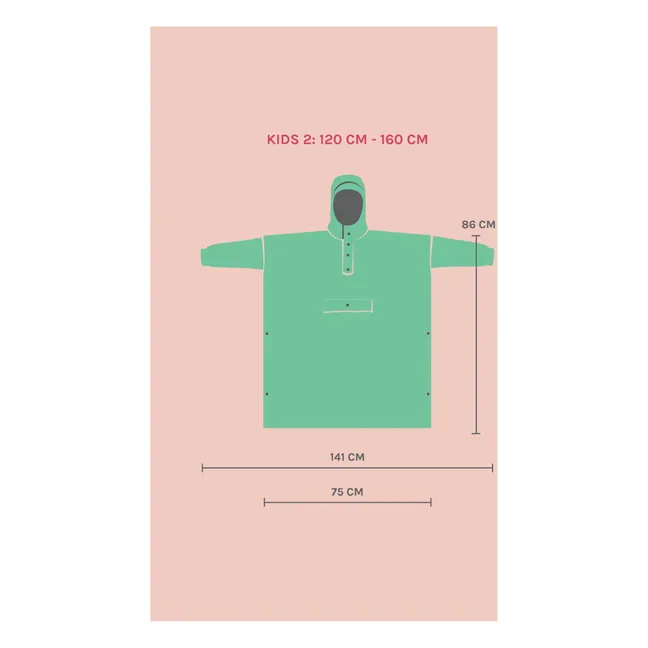 Capa impermeable Camuflaje Jungla - Colección Infantil | Marrón