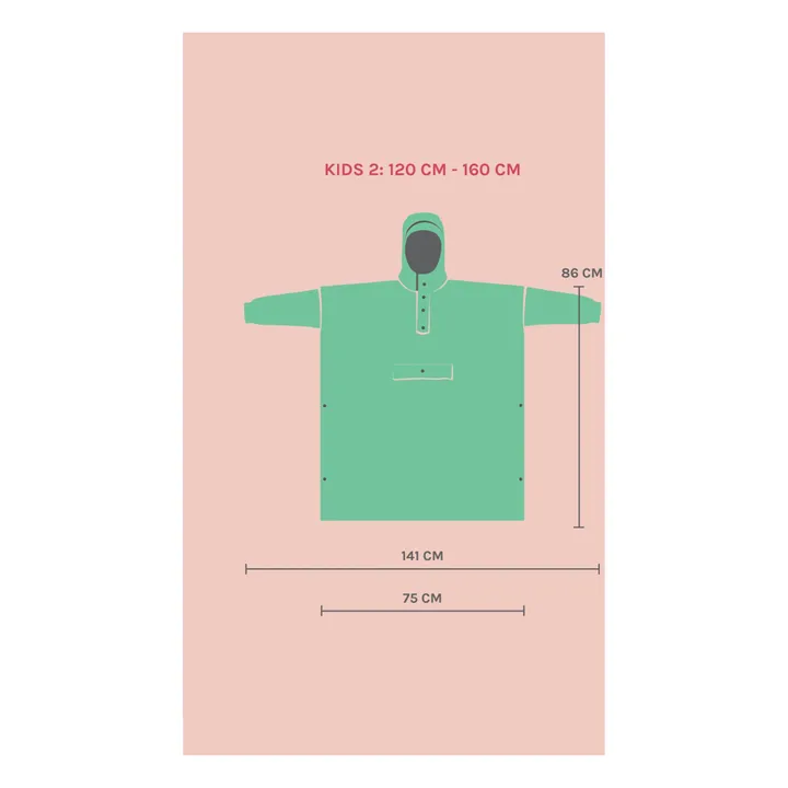 Capa impermeable Camuflaje Jungla - Colección Infantil | Marrón- Imagen del producto n°5