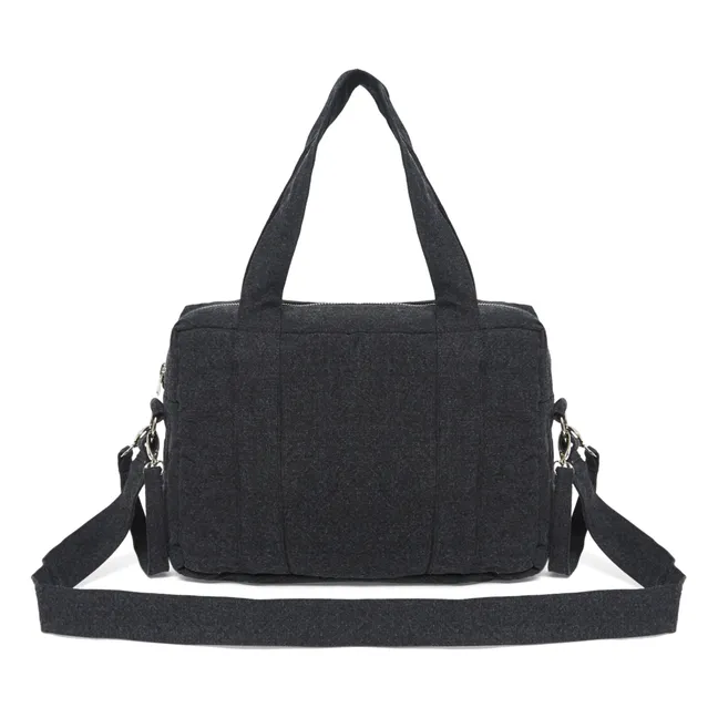 Borsa-fasciatoio, modello: Mini Darcy, in cotone riciclato | Nero