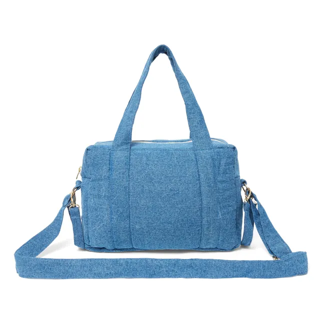 Borsa-fasciatoio, modello: Mini Darcy in denim sottoposto a upcycling | Blu denim chiaro
