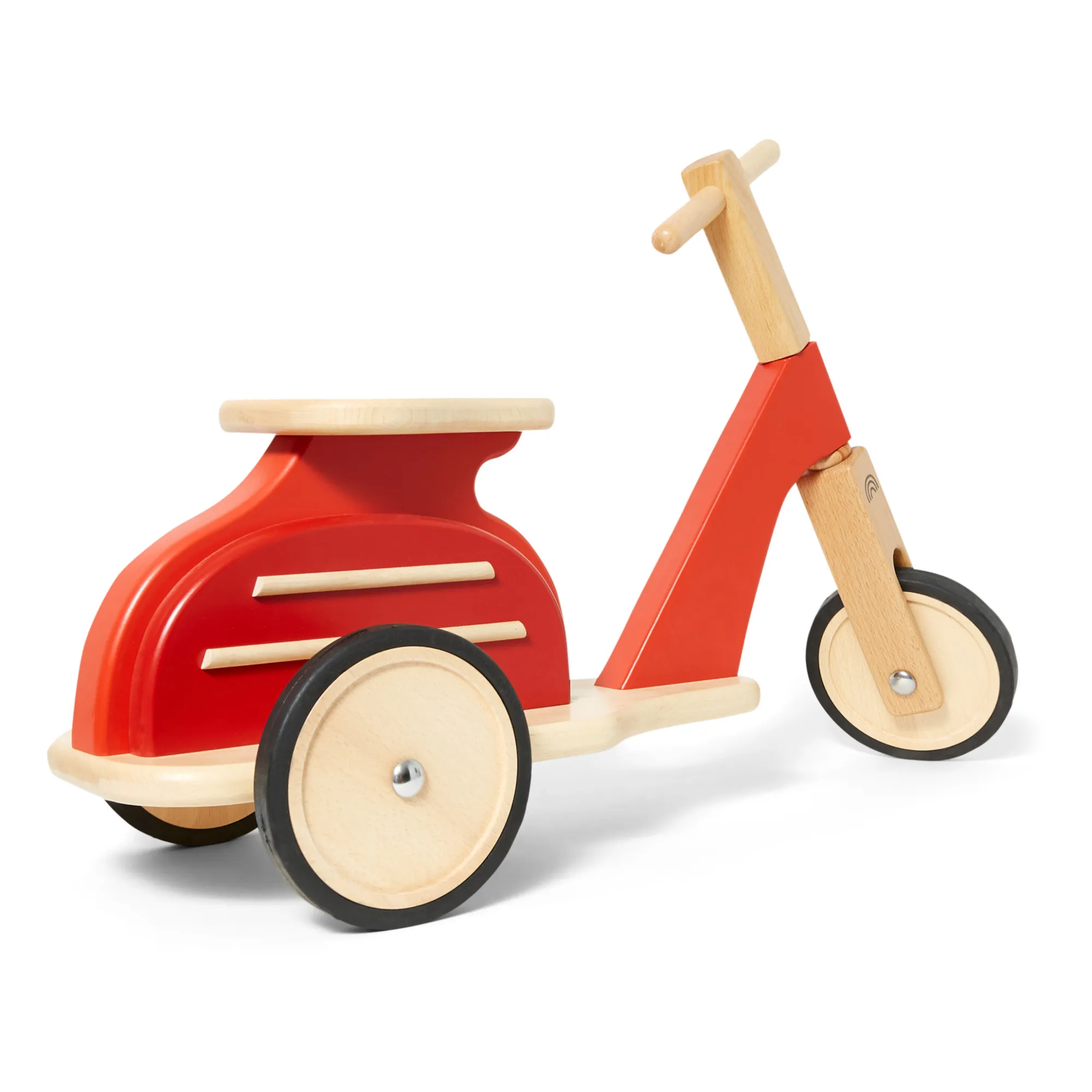 Porteur Scooter - Moulin Roty x Smallable | Rouge- Image produit n°4