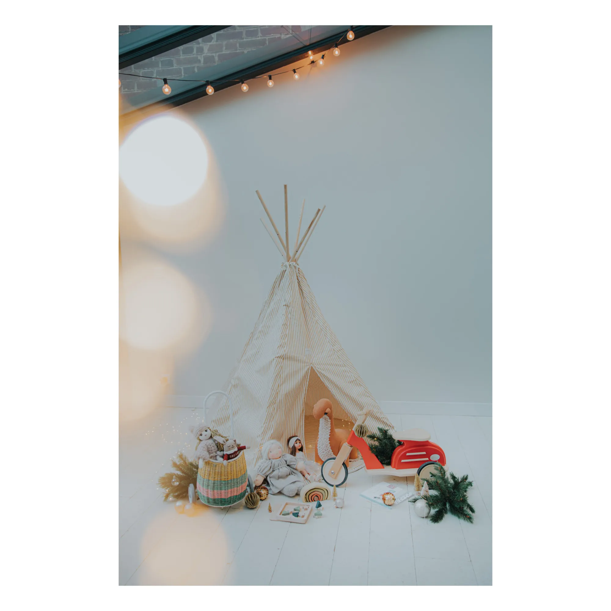 Porteur Scooter - Moulin Roty x Smallable | Rouge- Image produit n°5
