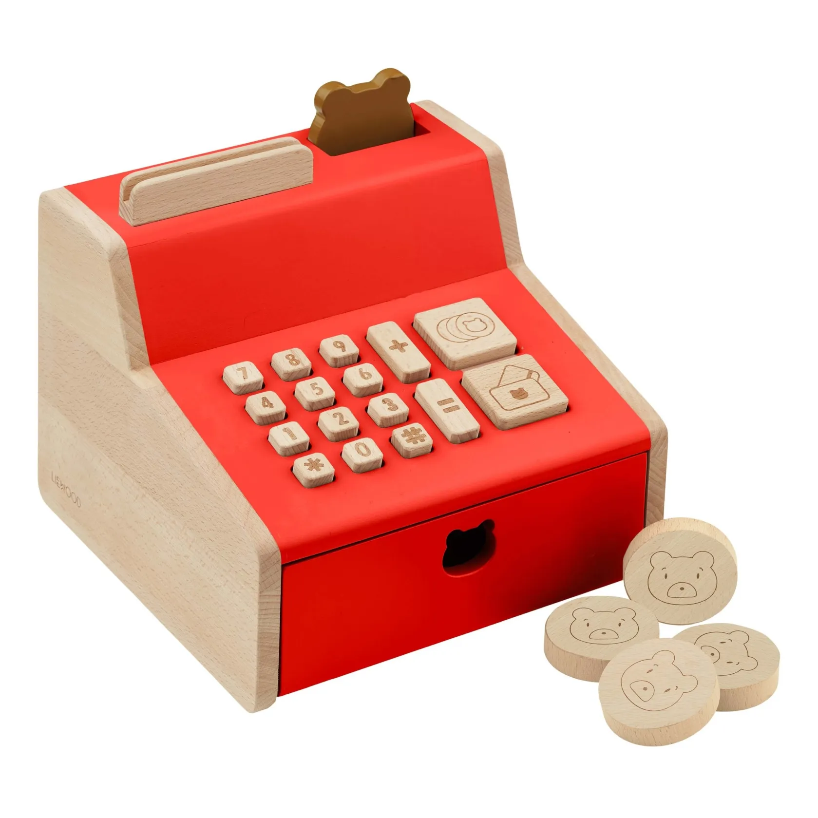Liewood Multicoloured Wooden Cash Register Toy - X Smallable