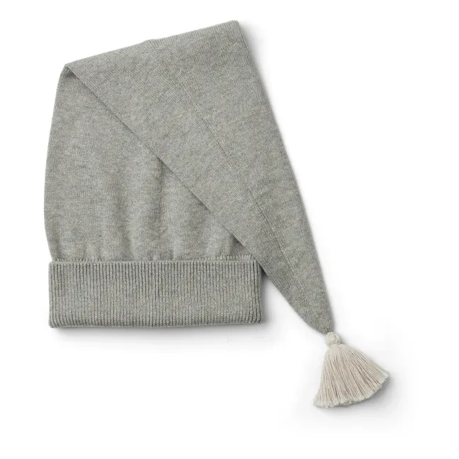 Gorrito de Navidad de algodón orgánico | Gris