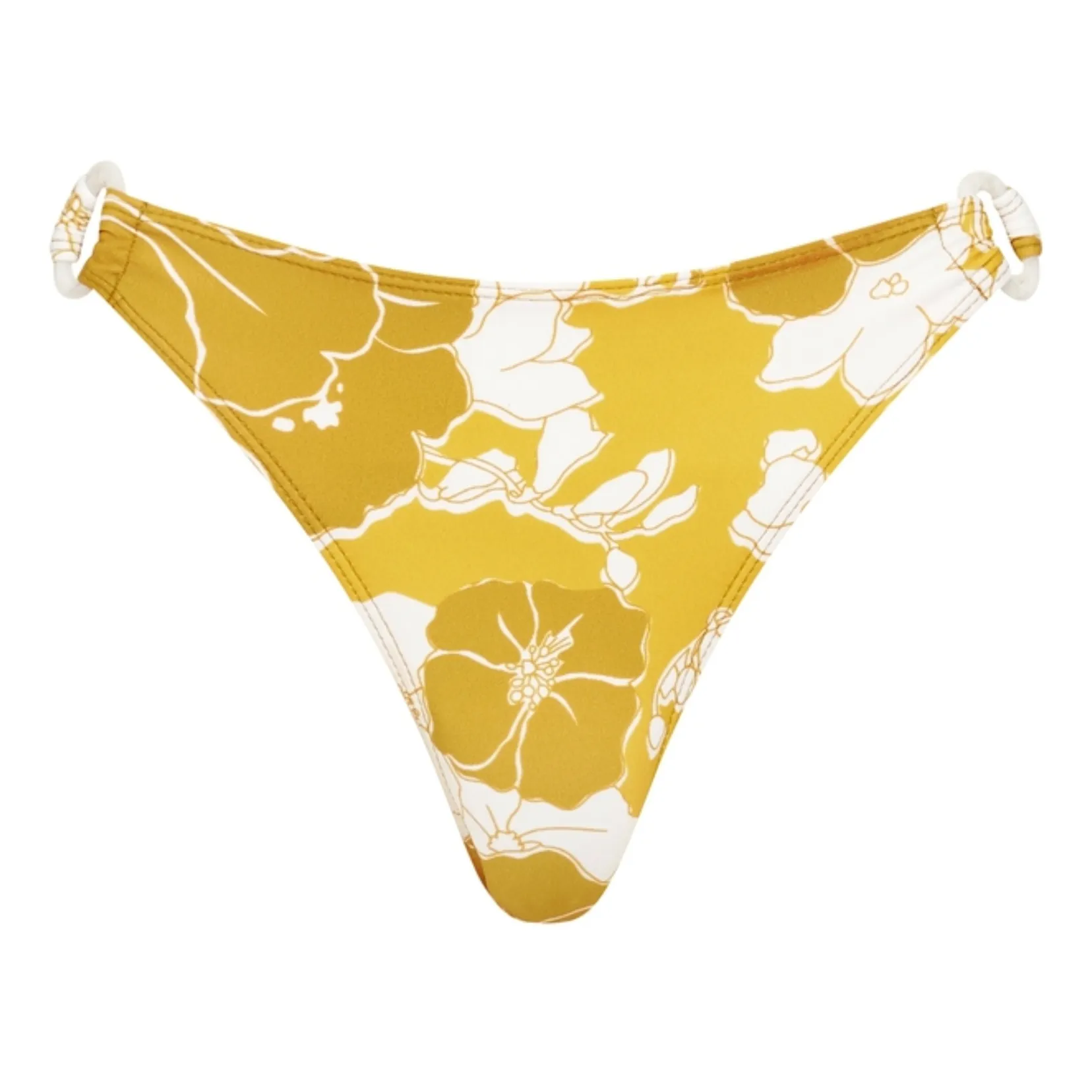 Faithfull The Brand Ochre Agnes Bikini Bottoms