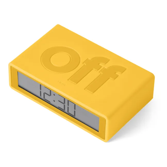 Flip+ Travel Alarm Clock | Yellow