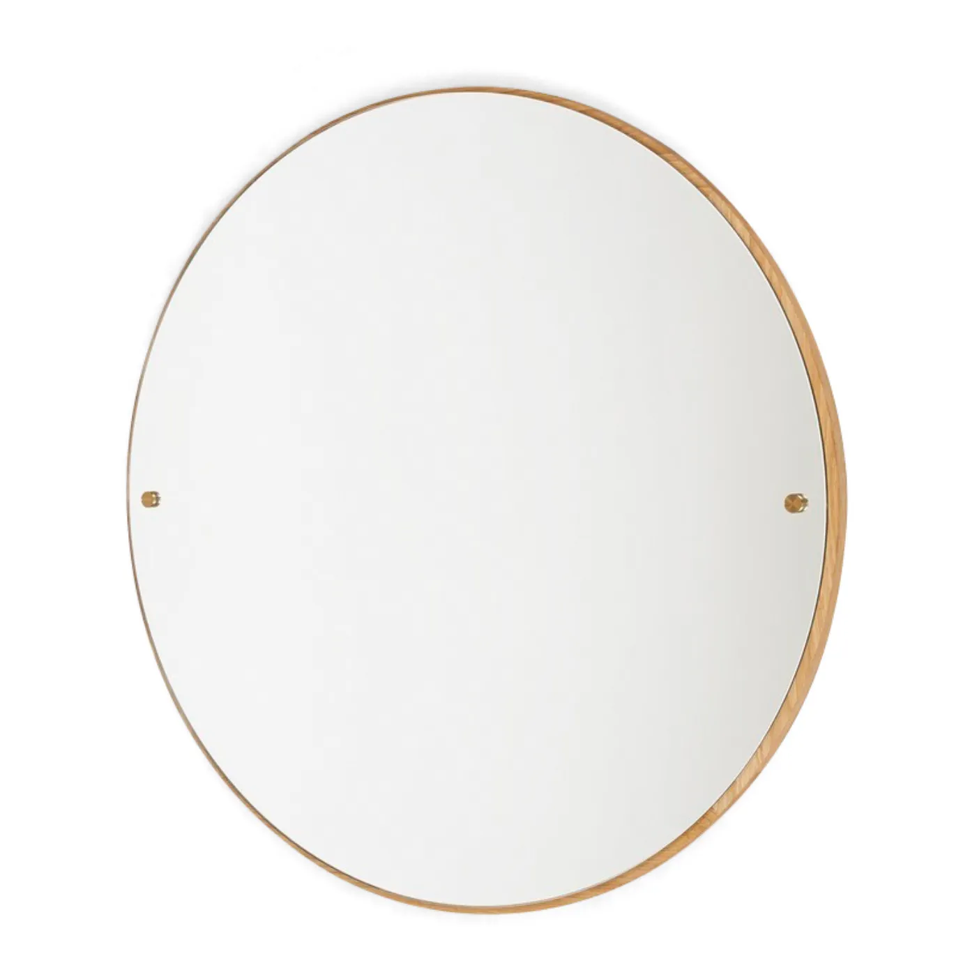 Miroir rond CM1 en bois | Chêne- Image produit n°0