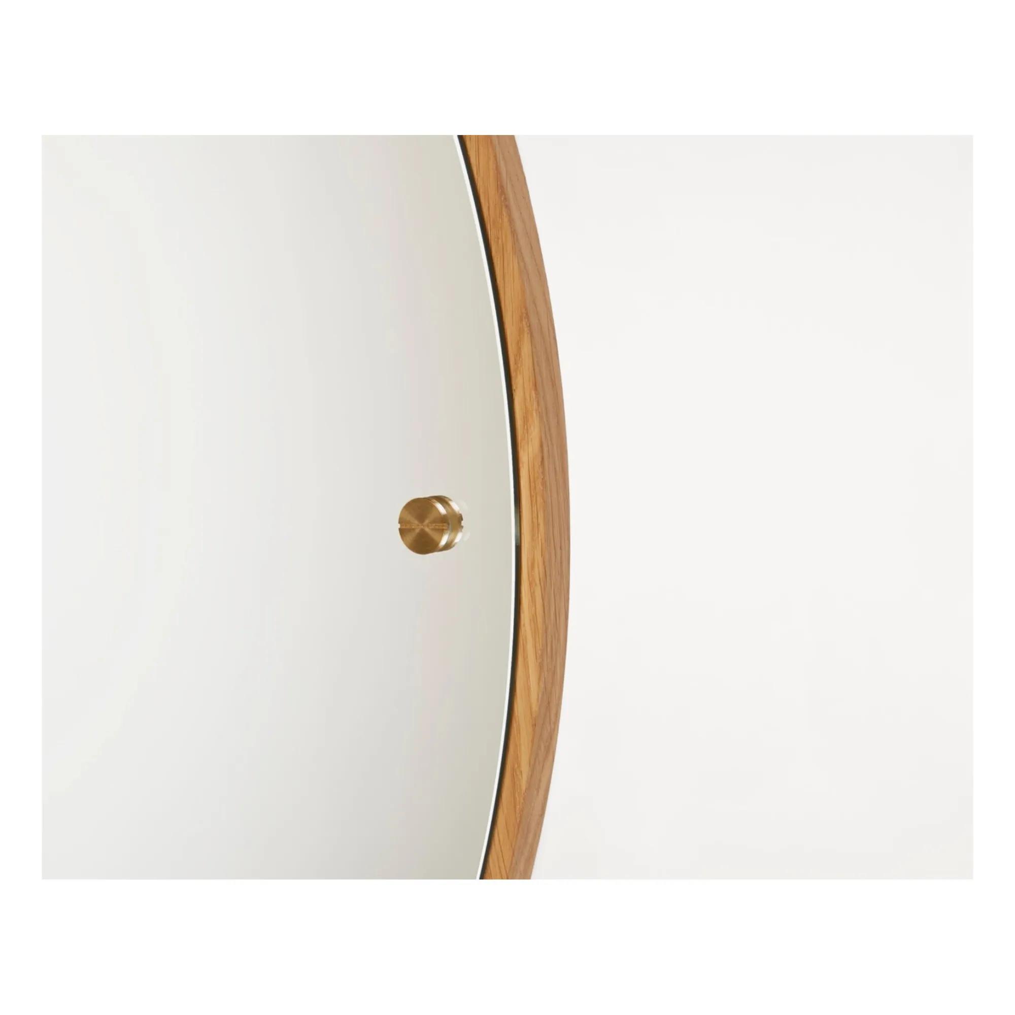 Miroir rond CM1 en bois | Chêne- Image produit n°2
