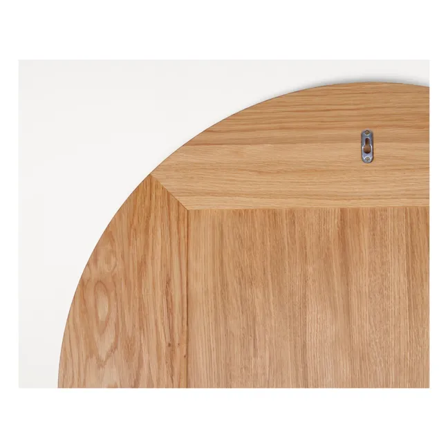 Miroir rond CM1 en bois | Chêne