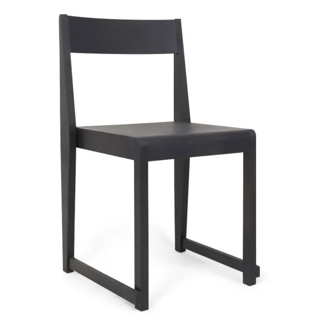 Stuhl aus Holz | Schwarz