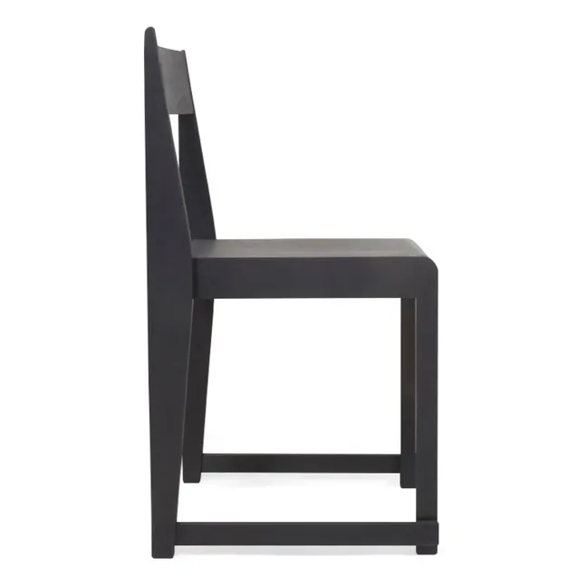 Chaise en bois | Noir