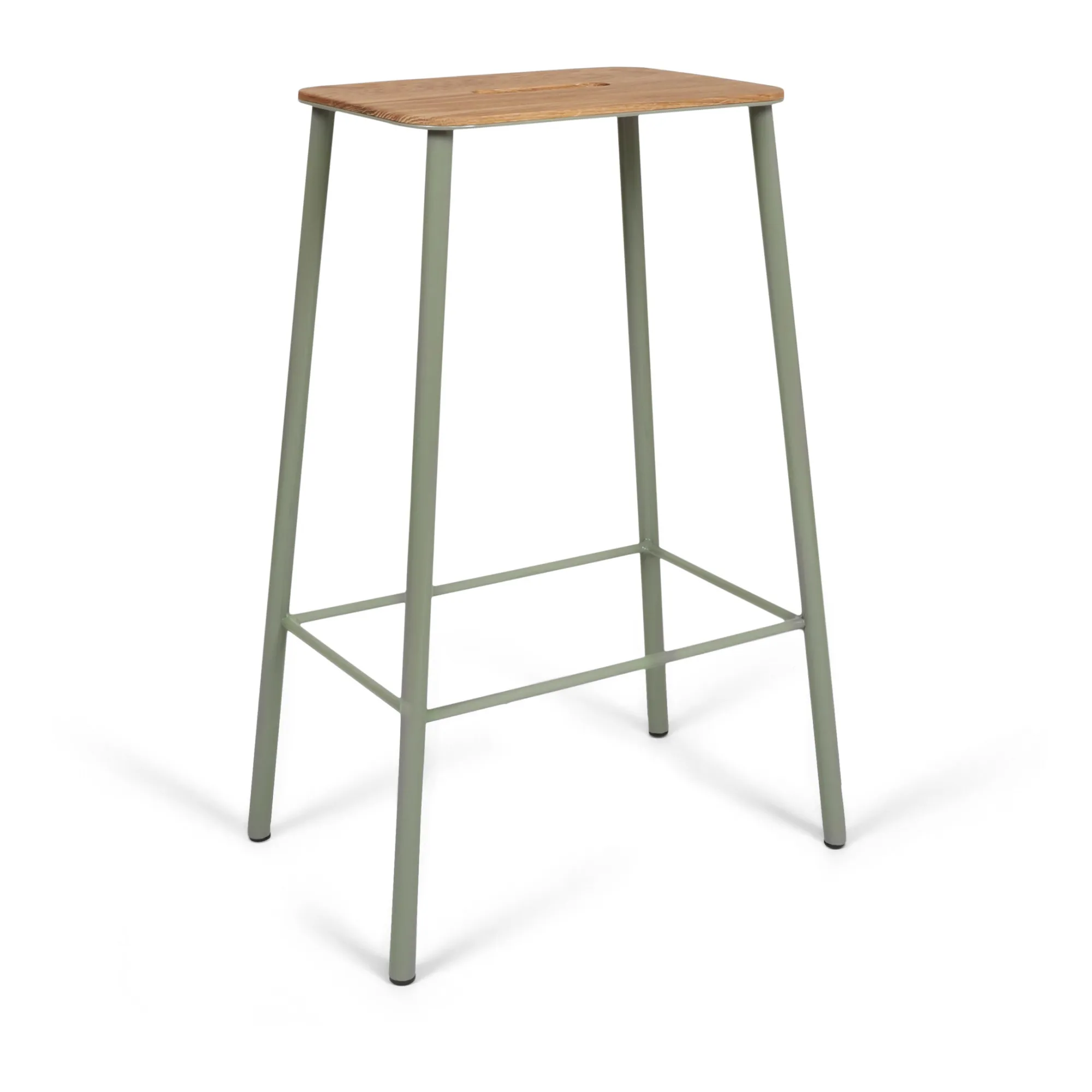 Frama Green Adam Nyboder Stool, Wooden Seat