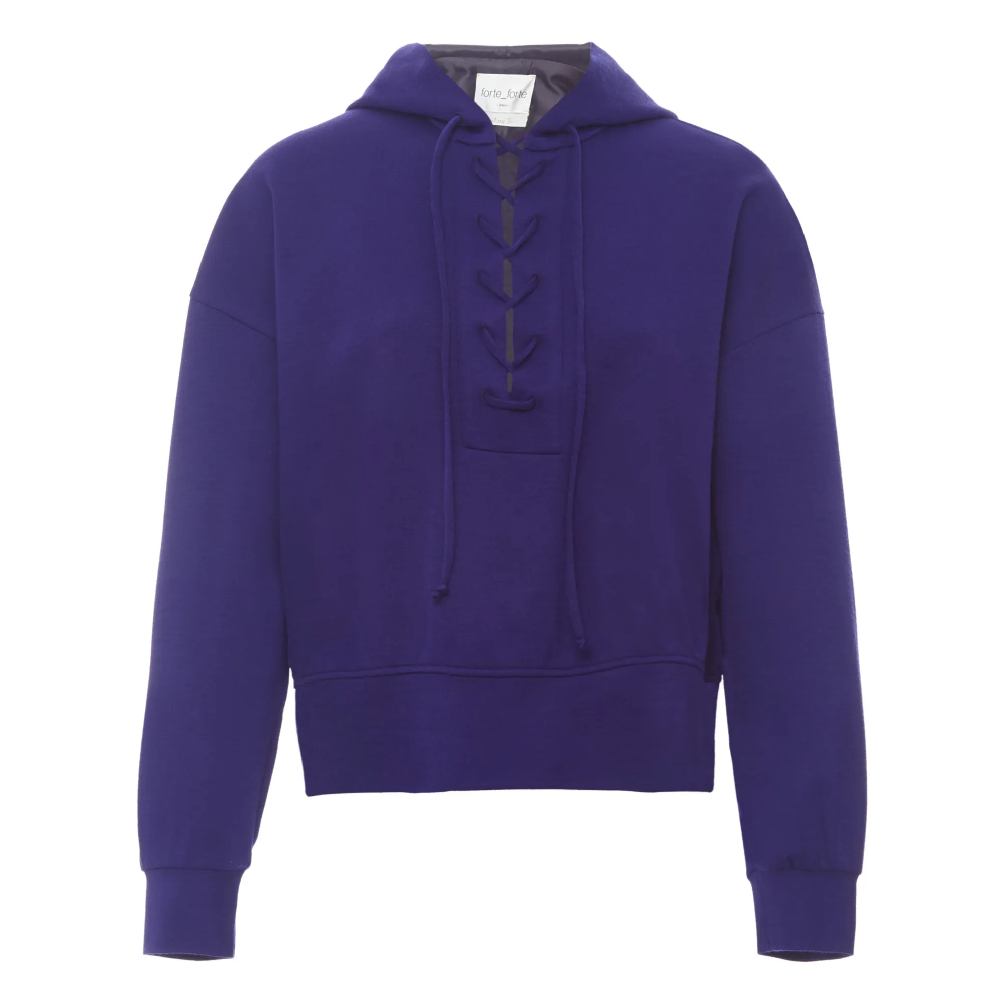 Forte Forte Blue Woollen Hoodie