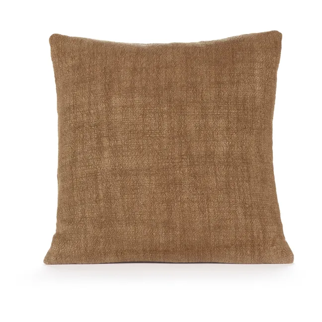 Coussin en lin | Marron