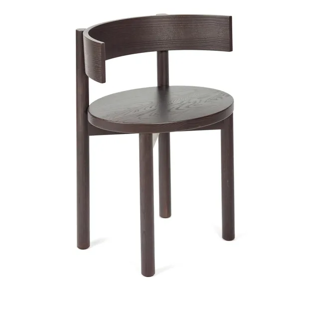 Paulette Chair with Armrests | Brown
