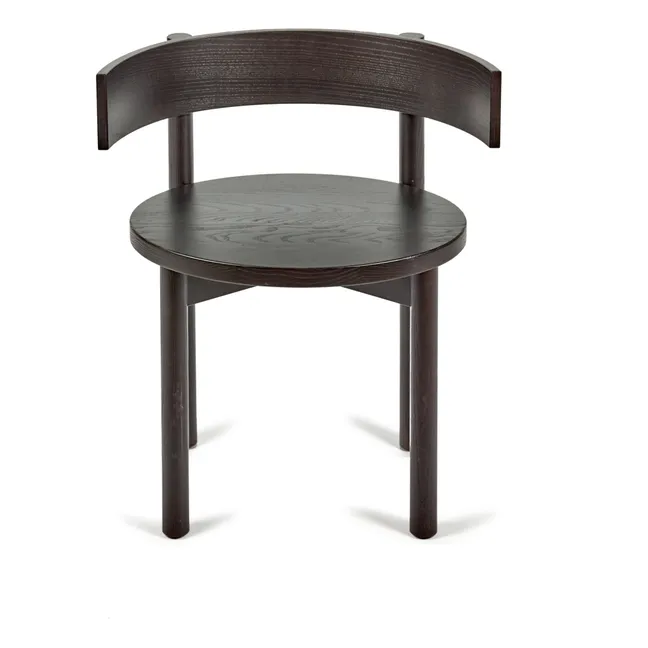 Paulette Chair with Armrests | Brown