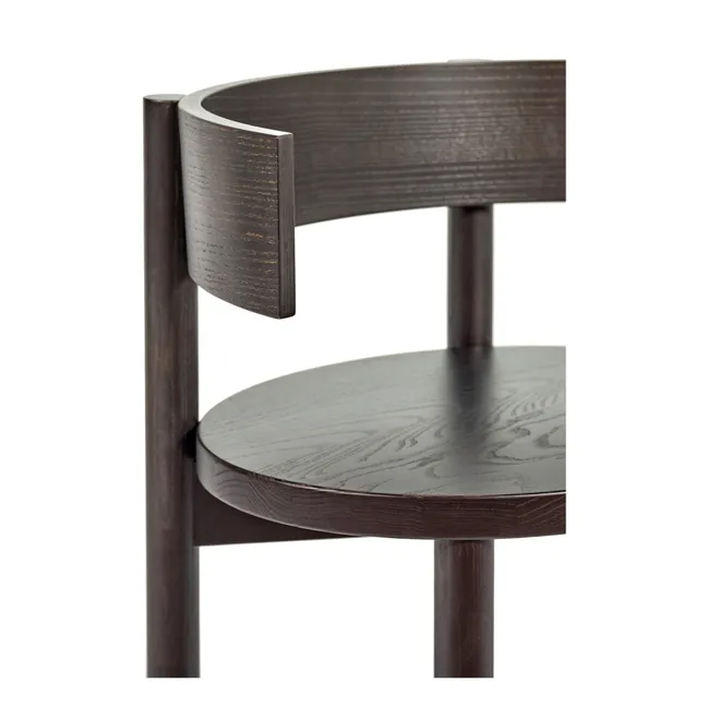 Paulette Chair with Armrests | Brown
