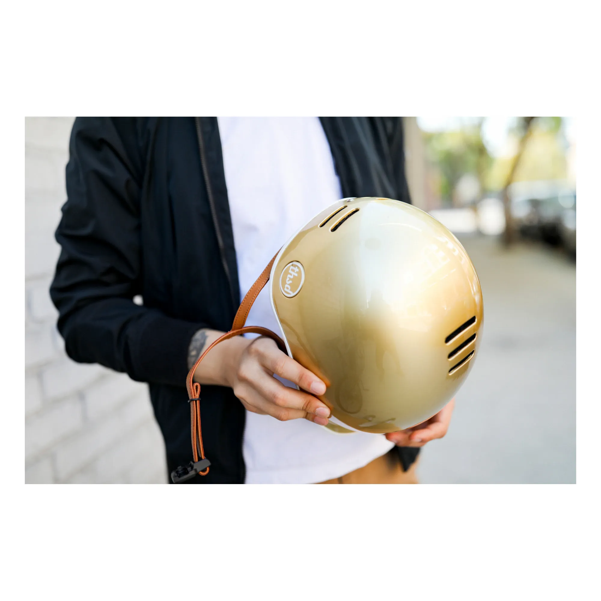 Thousand Heritage Bike Helmet Gold Smallable