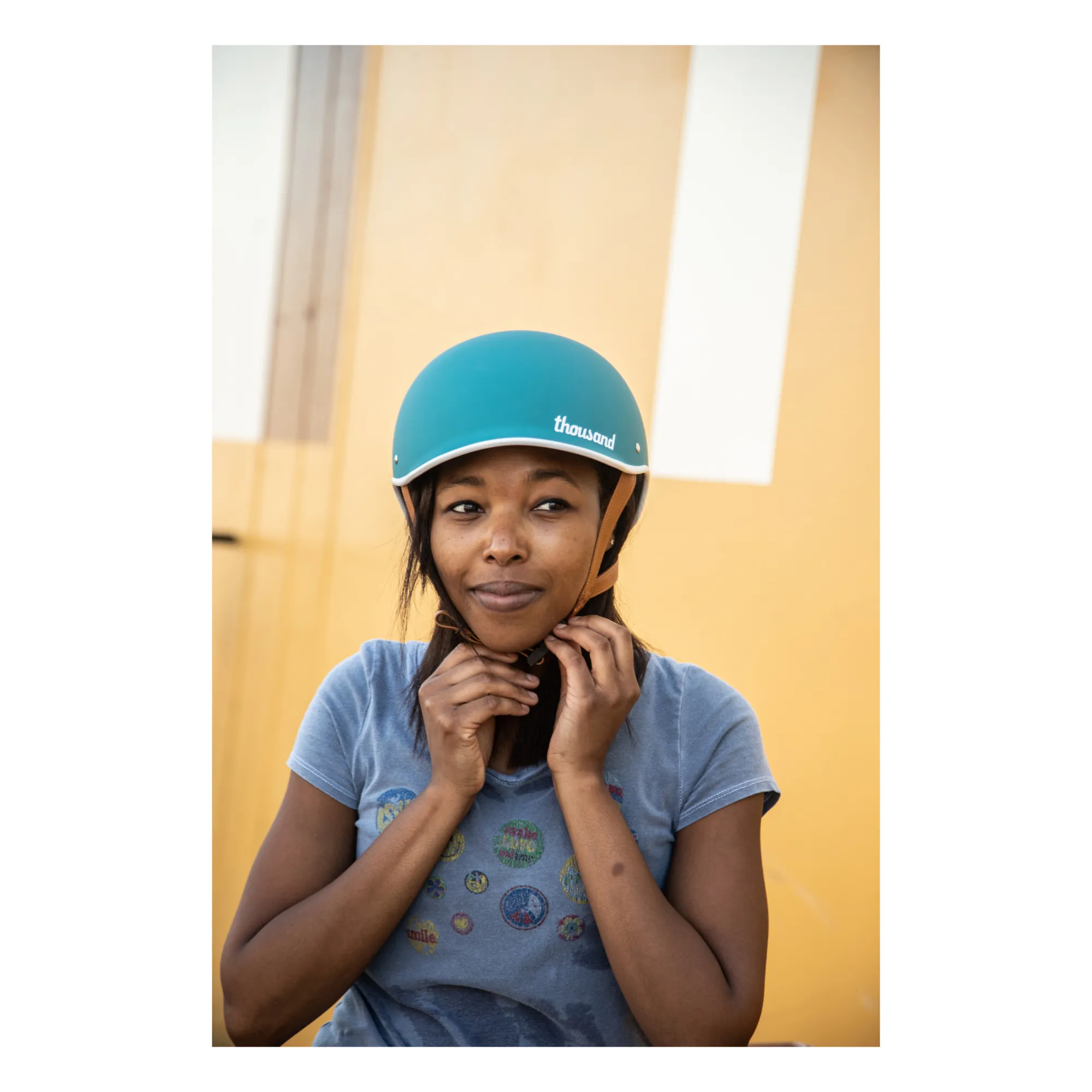 Thousand - Heritage Bike Helmet - Turquoise | Smallable Thousand - Heritage Bike Helmet - Turquoise | Smallable