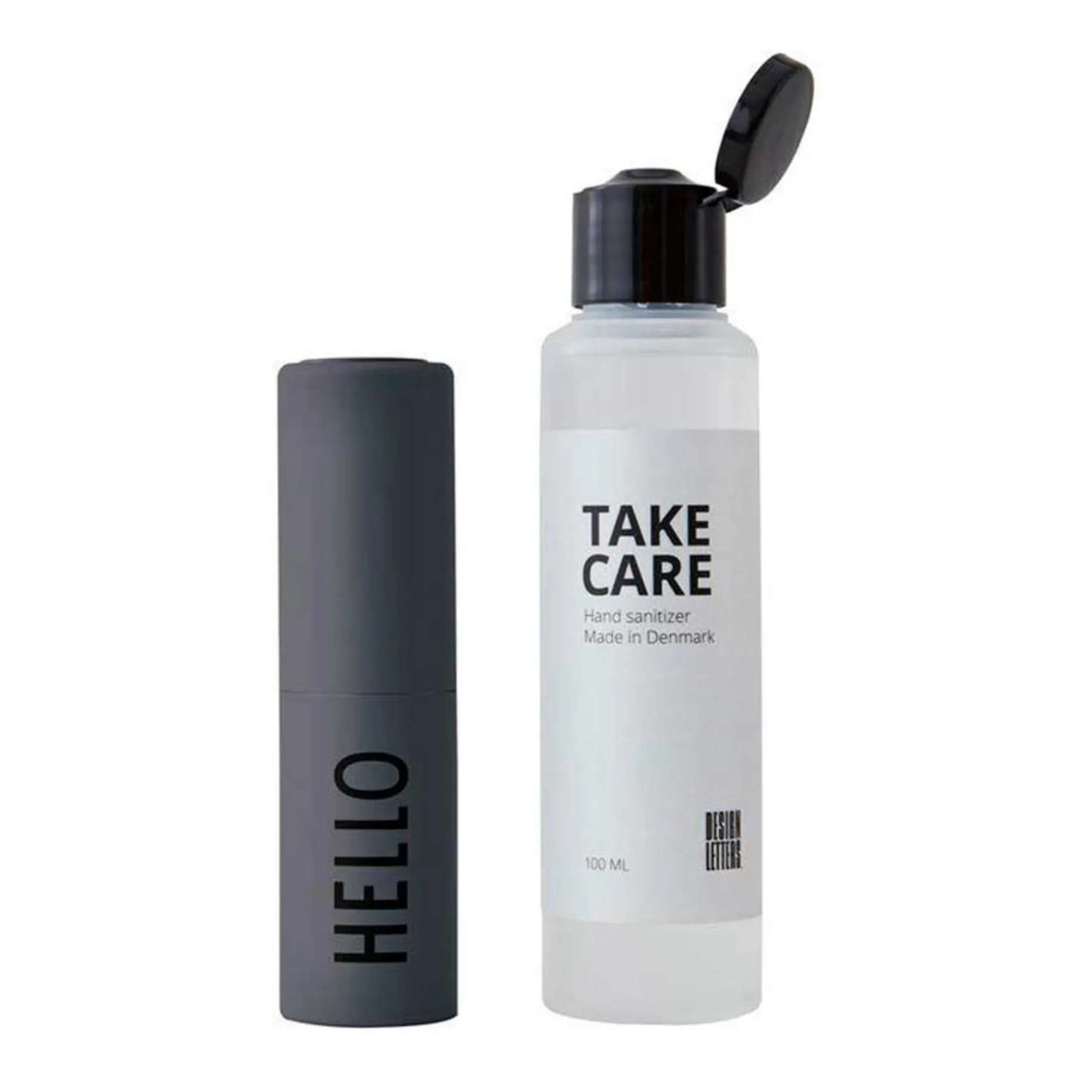 Design Letters Dark Grey Hand Sanitizer Dispenser
