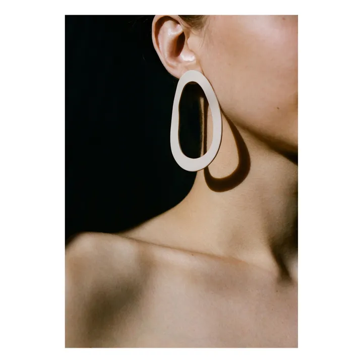 Mediterranean Earrings | Ecru- Product image n°1