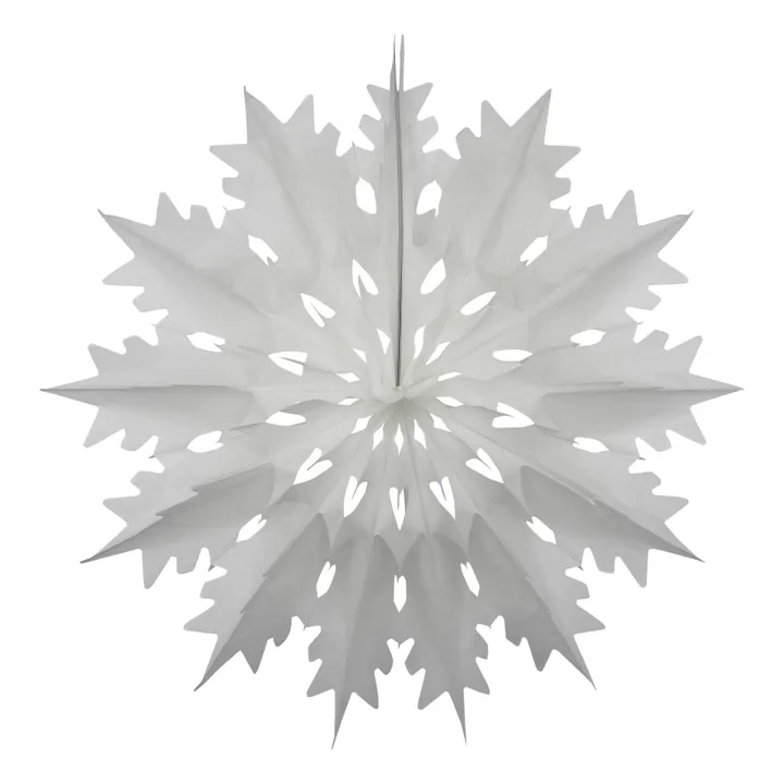 FSC Paper Snowflake Christmas Decoration | White- Product image n°0