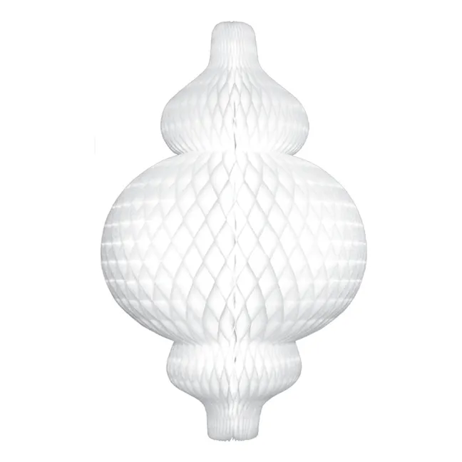 Decoración de fiesta de papel FSC | Blanco