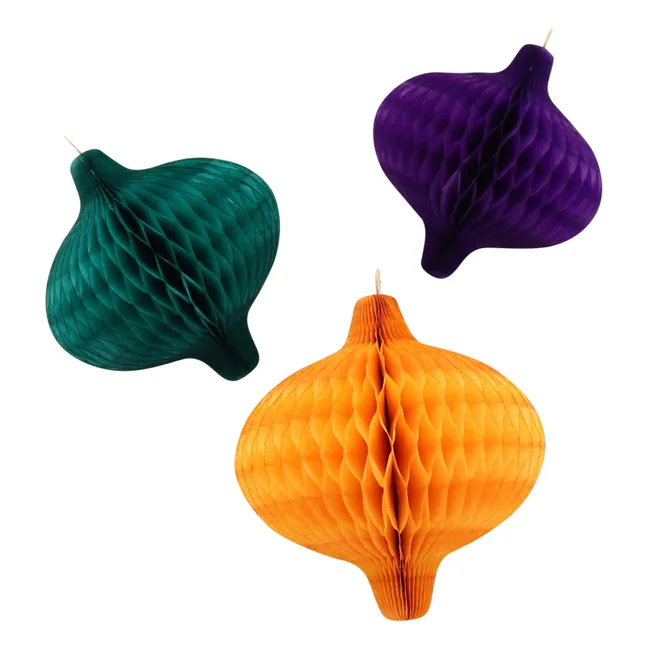 Bola decorativa de papel FSC - Juego de 6