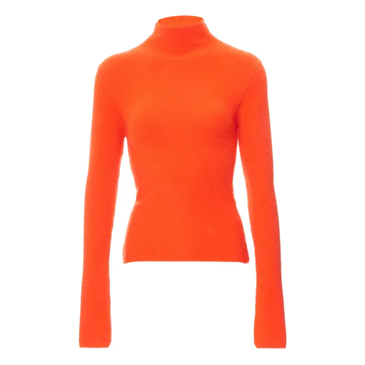 Jersey de merino Liana | Naranja Sanguina- Imagen del producto n°0