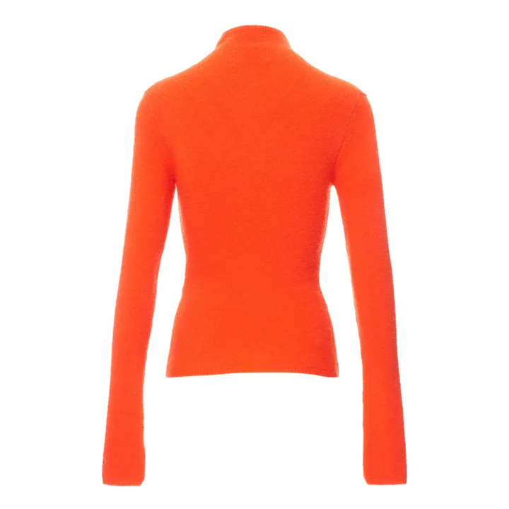 Jersey de merino Liana | Naranja Sanguina- Imagen del producto n°2