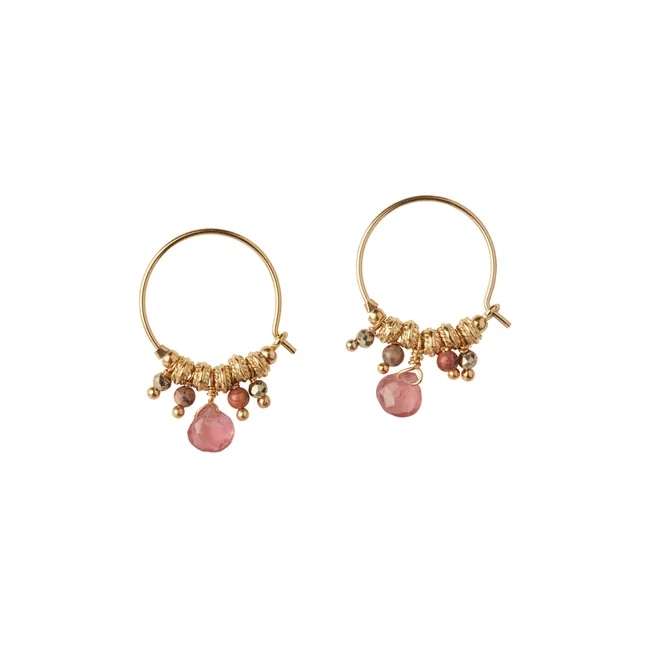 Iva Earrings | Pink