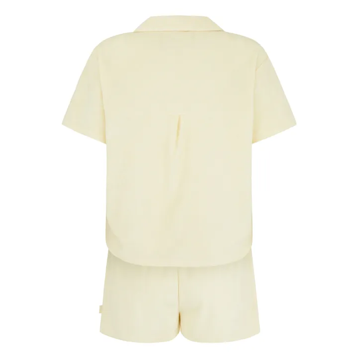 Ensemble Chemise Terry | Jaune pâle- Image produit n°5