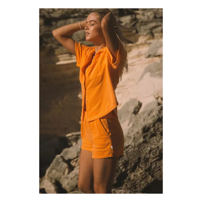 Completo Camicia Terry | Arancione