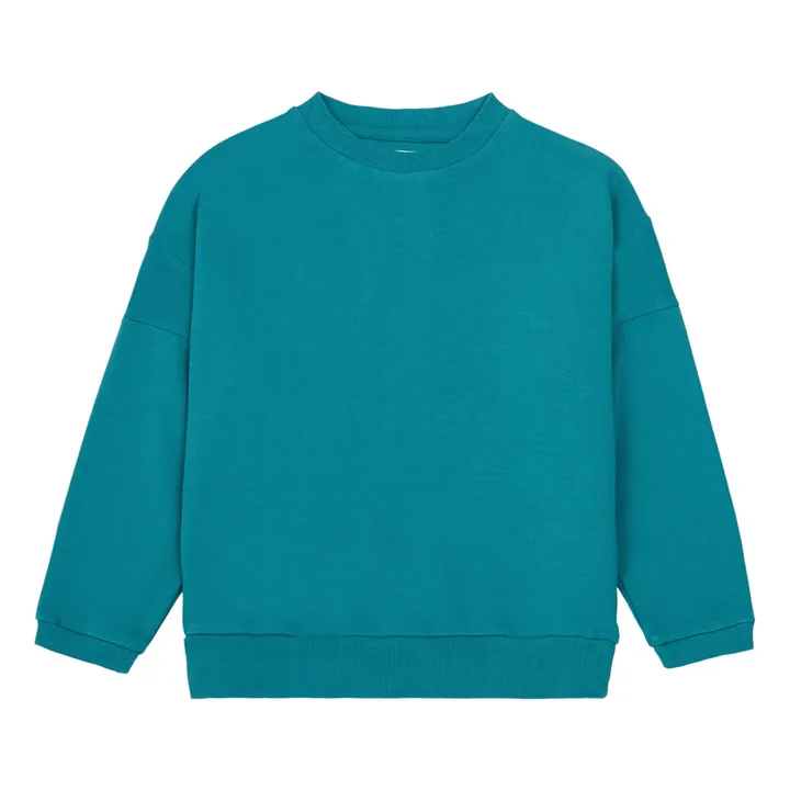 Einfarbiges Sweatshirt Bio-Baumwolle | Entengrün- Produktbild Nr. 0