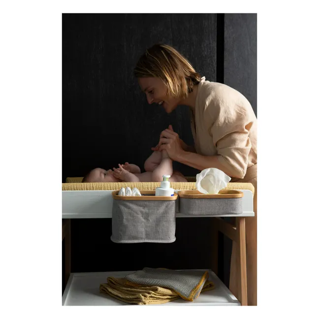 Hanging basket for Hip baby-changing table | Natural