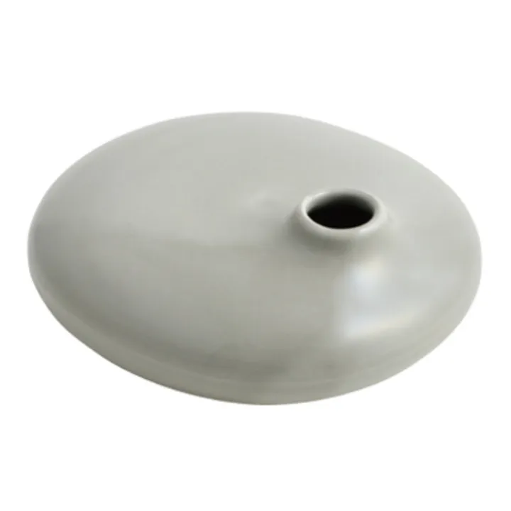 Vase Sacco 01 aus Porzellan | Grau- Produktbild Nr. 0