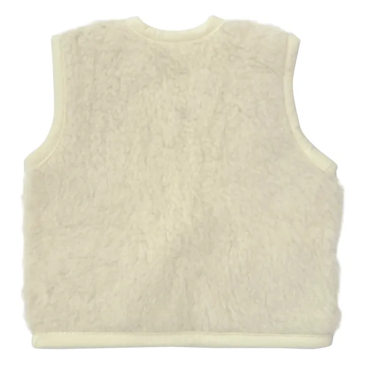 Alpen Sleeveless Gilet | Cream- Product image n°3