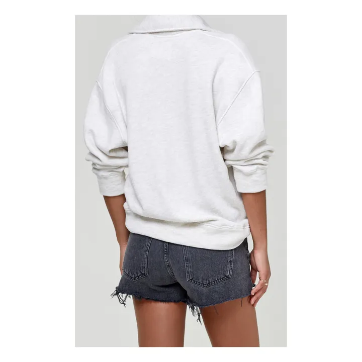 Rosalia Polo Sweatshirt | Ecru- Product image n°5