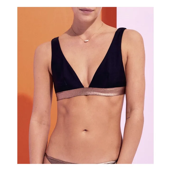 Bikini-Oberteil Joséphine | Schwarz- Produktbild Nr. 1